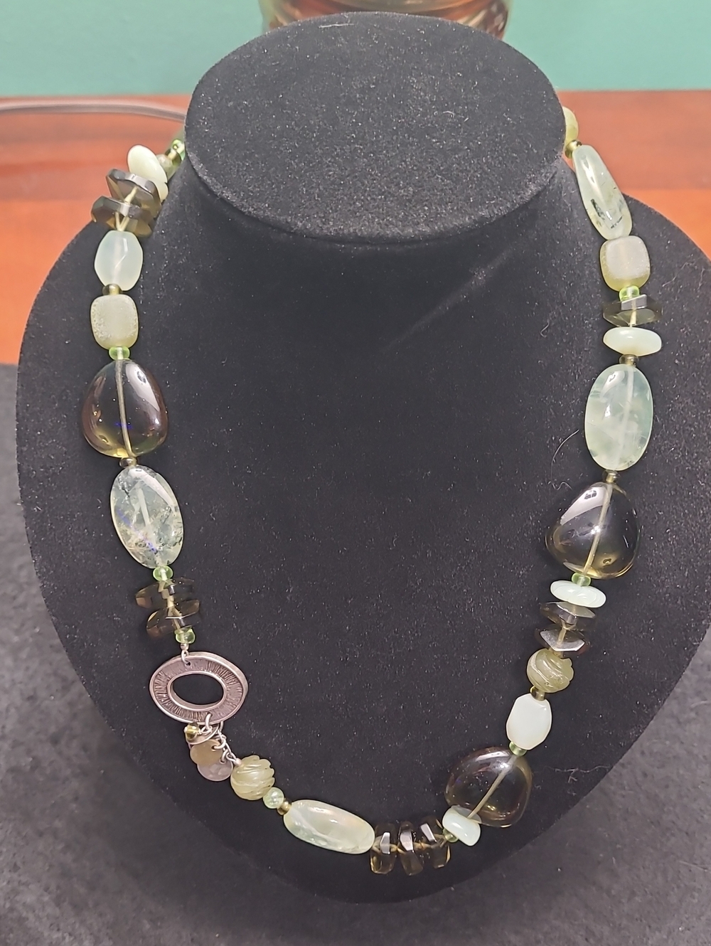 Retired Silpada "Through the Meadows" Mixed Stone Sterling Necklace